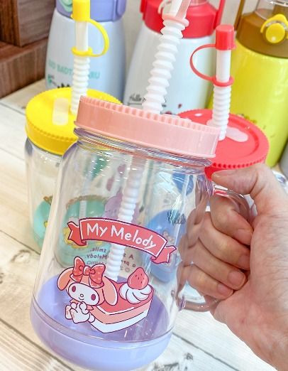 SANRIO© Characters Mug with Straw 750ml (Taiwan Edition)