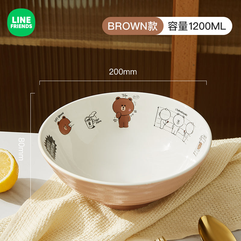 LINE FRIENDS© Large Noodle Bowl