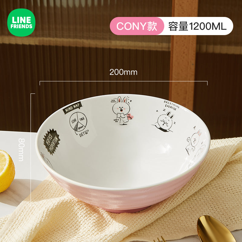 LINE FRIENDS© Large Noodle Bowl