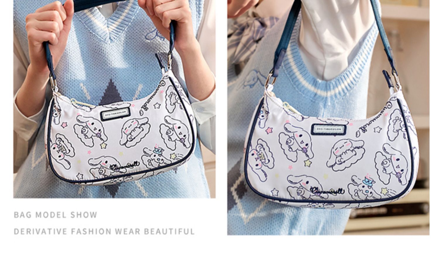 ZGO x SANRIO© Crescent Handbag