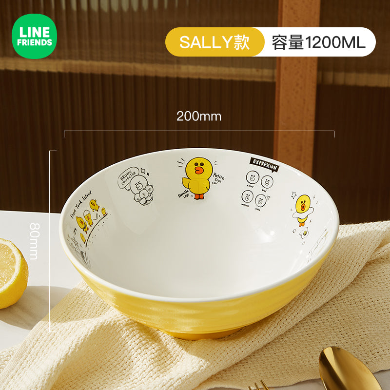 LINE FRIENDS© Large Noodle Bowl