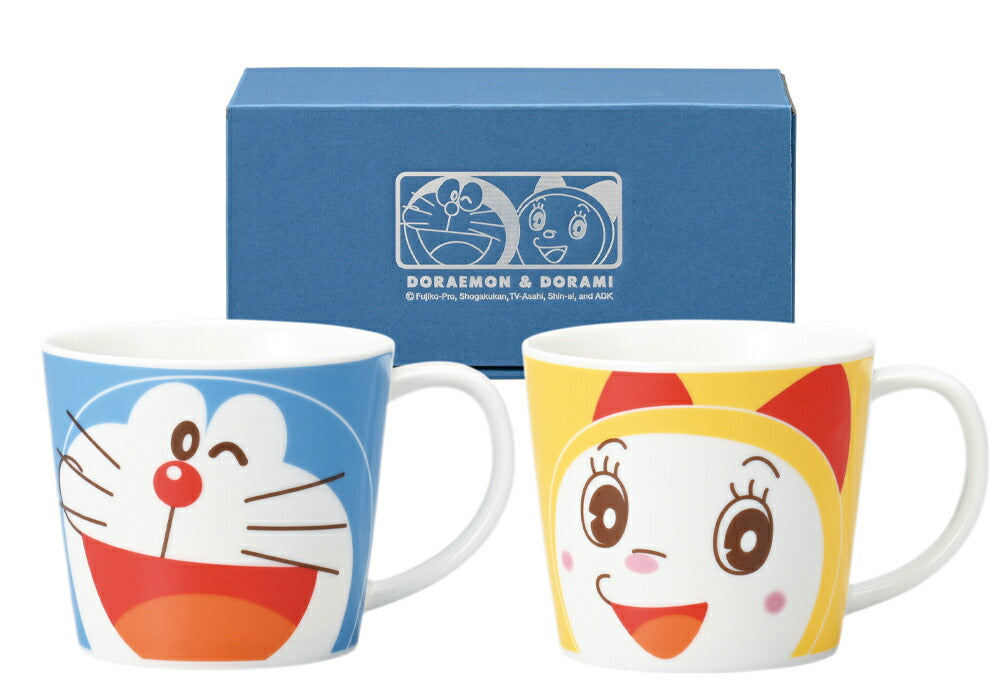 DORAEMON© Mug Pair Doraemon/Dorami Face (Japan Edition)