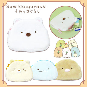 SUMIKKO GURASHI© Fluffy Plush Pouch (Japan Edition)