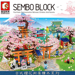 Japanese Sakura with Light iBlock