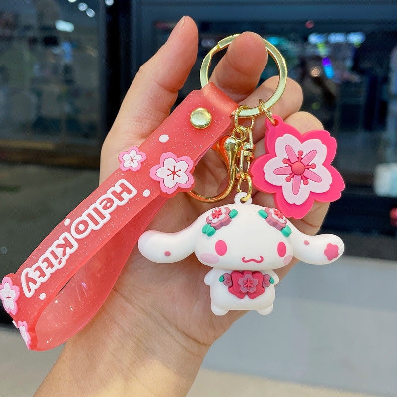 SANRIO© Sakura Style Key Holder with Strap