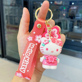 SANRIO© Sakura Style Key Holder with Strap