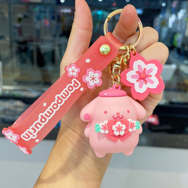 SANRIO© Sakura Style Key Holder with Strap