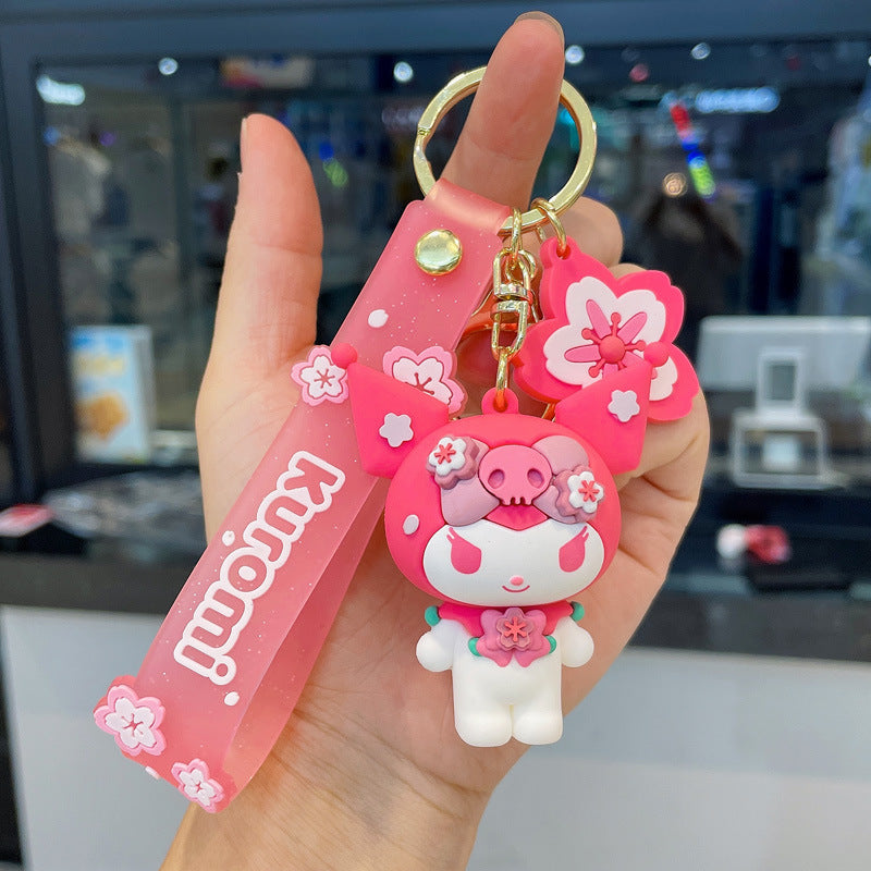 SANRIO© Sakura Style Key Holder with Strap