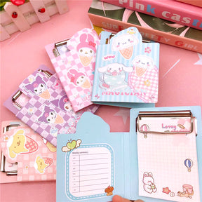 SANRIO© Character Memo Clip Board 4Style