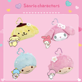 SANRIO© Character Head Plush Pouch (Hong Kong Edition)