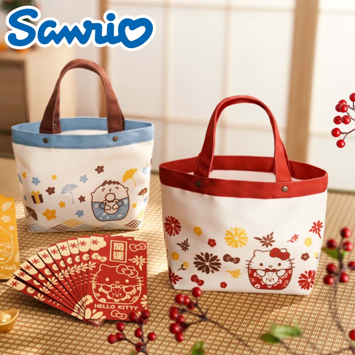 SANRIO© Character HK711 Japanese Style Lunch Bag