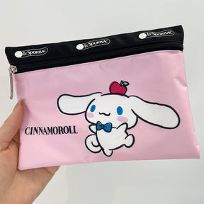 LESPORTSAC x SANRIO© Cinnamoroll Flat Pouch