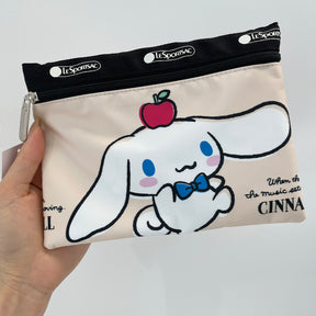 LESPORTSAC x SANRIO© Cinnamoroll Flat Pouch