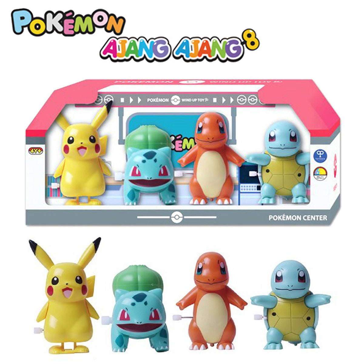 POKÉMON© Figure Set 4in1 (Korea Edition)