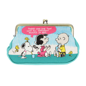 PEANUT SNOOPY© Knob Pouch Embroidered Large