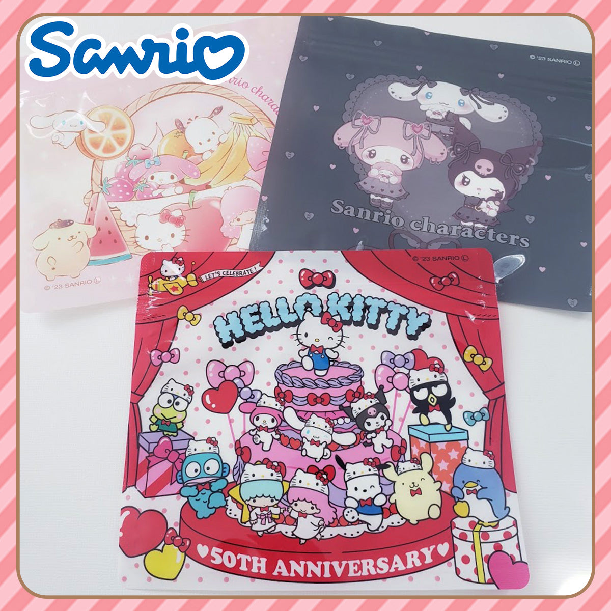 SANRIO© Zip Bag B7 4in1 (Japan Limited Edition)