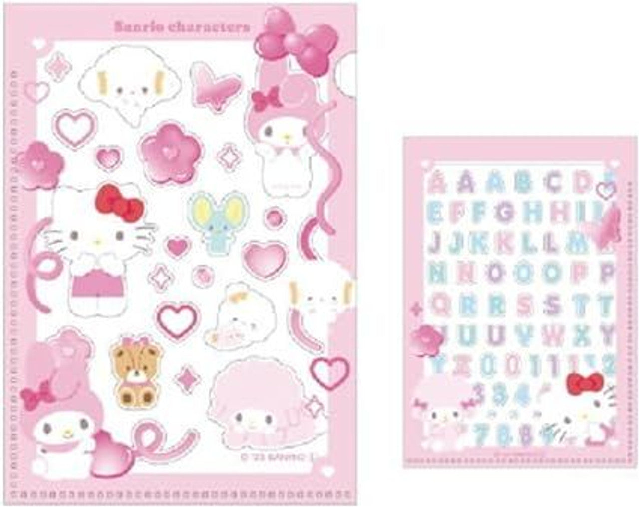 SANRIO Characters Photocard Folder and Stickers Set