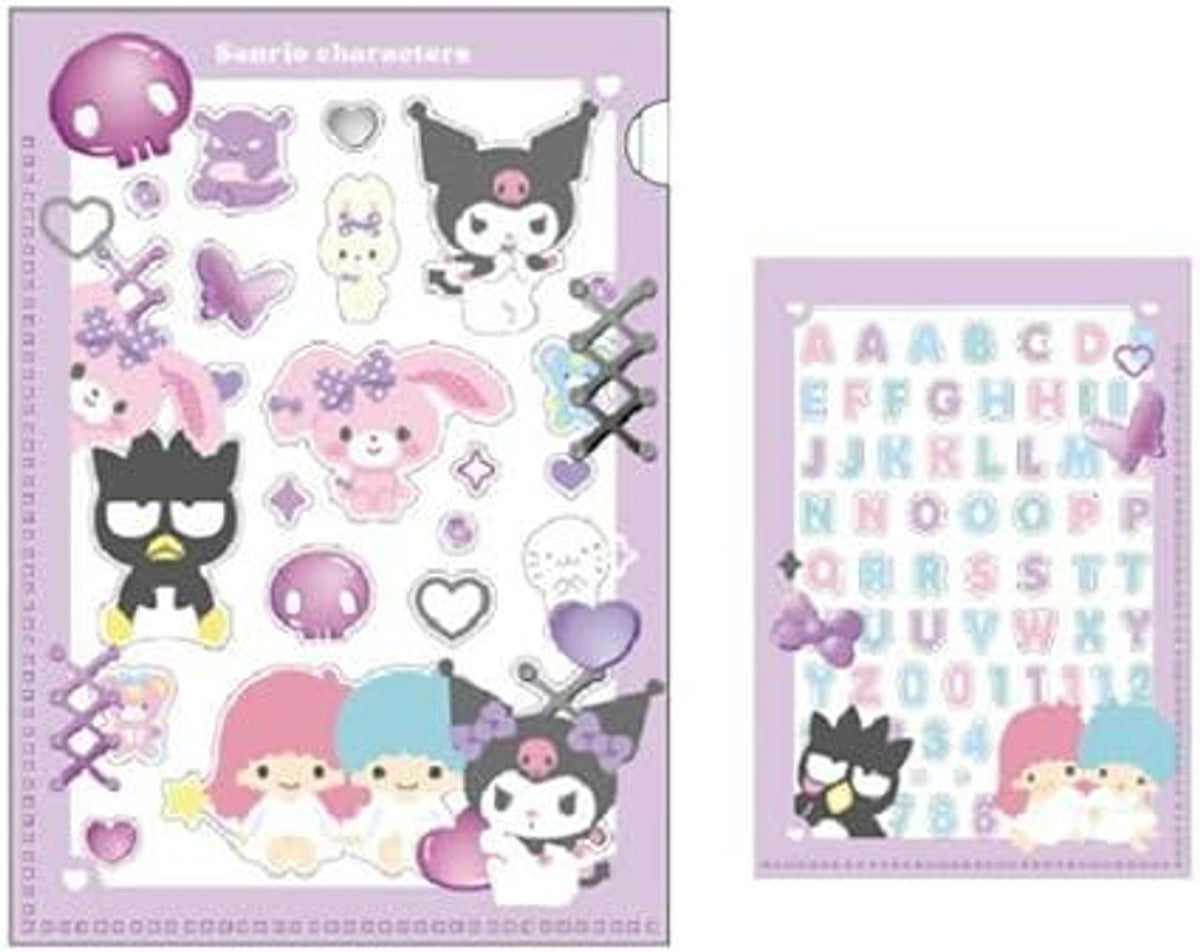 SANRIO Characters Photocard Folder and Stickers Set