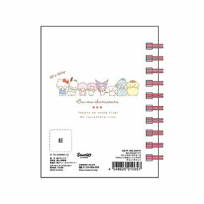 SANRIO© Character Spiral Notebook (Japan Edition)