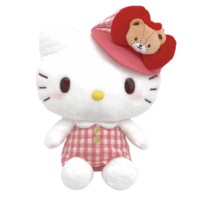 SANRIO© Gingham Newsboy Cap Plush Large (Japan Edition)