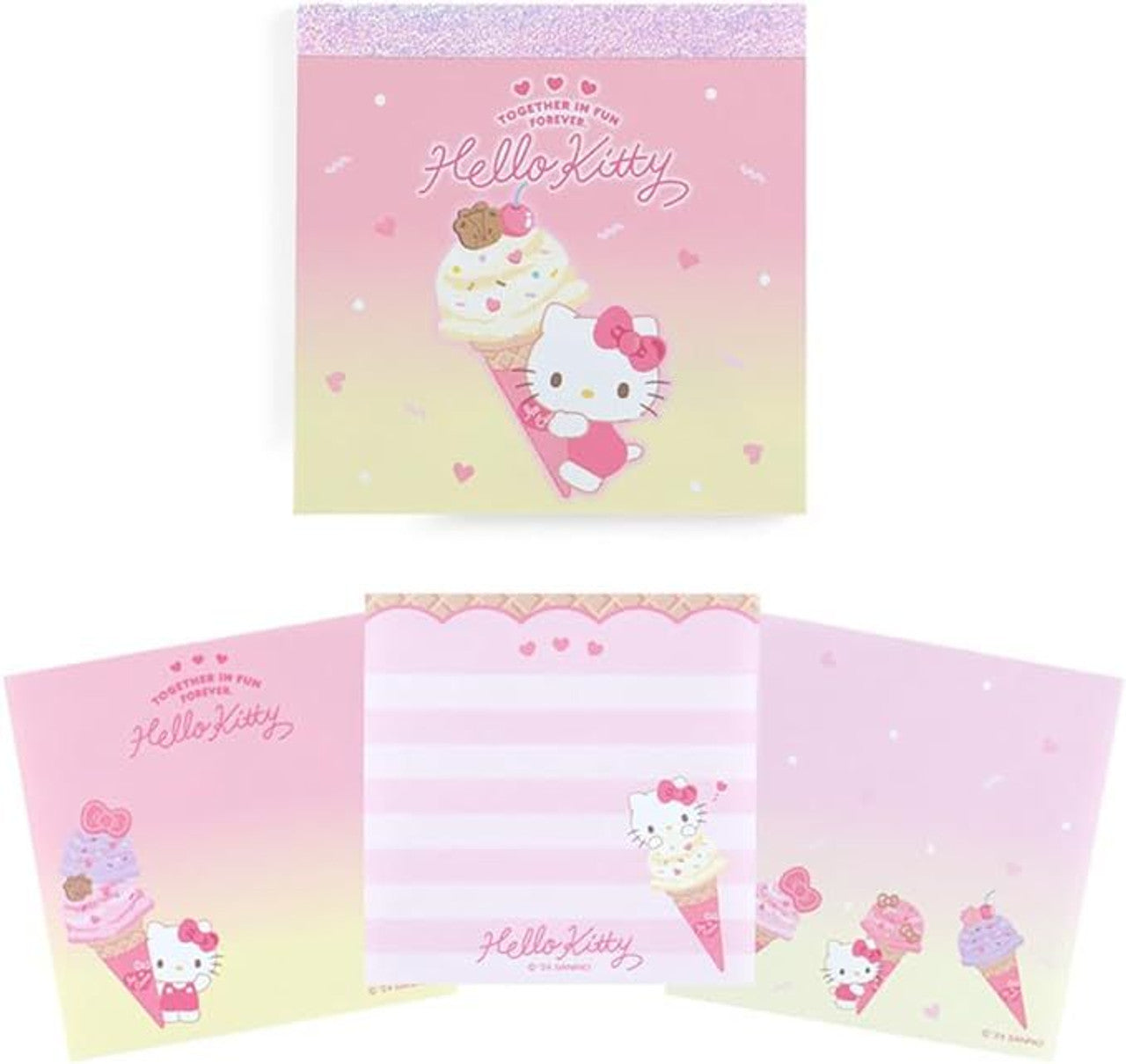 SANRIO© Memo Pad Ice-cream (Made in Japan)