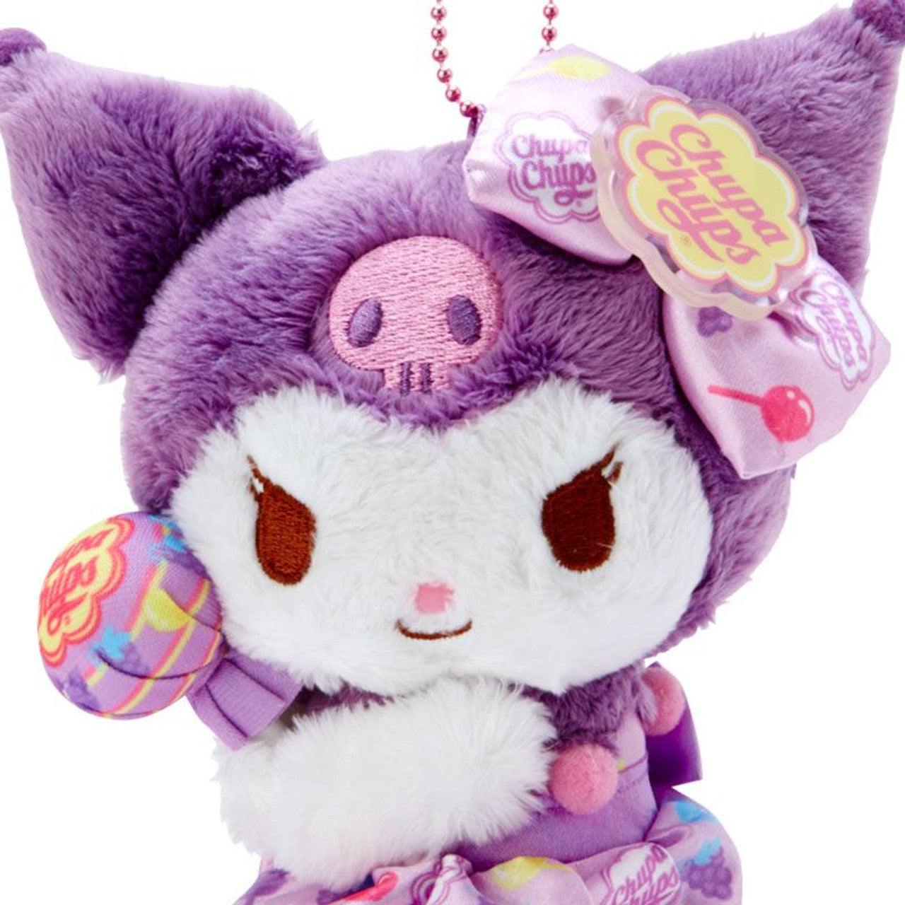 SANRIO© Kuromi Hanging Plush 16cm(Chupa Chups Collaboration Design)