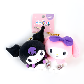 SANRIO© My Melody + Kuromi Hanging Plush Pair (Japan Edition)