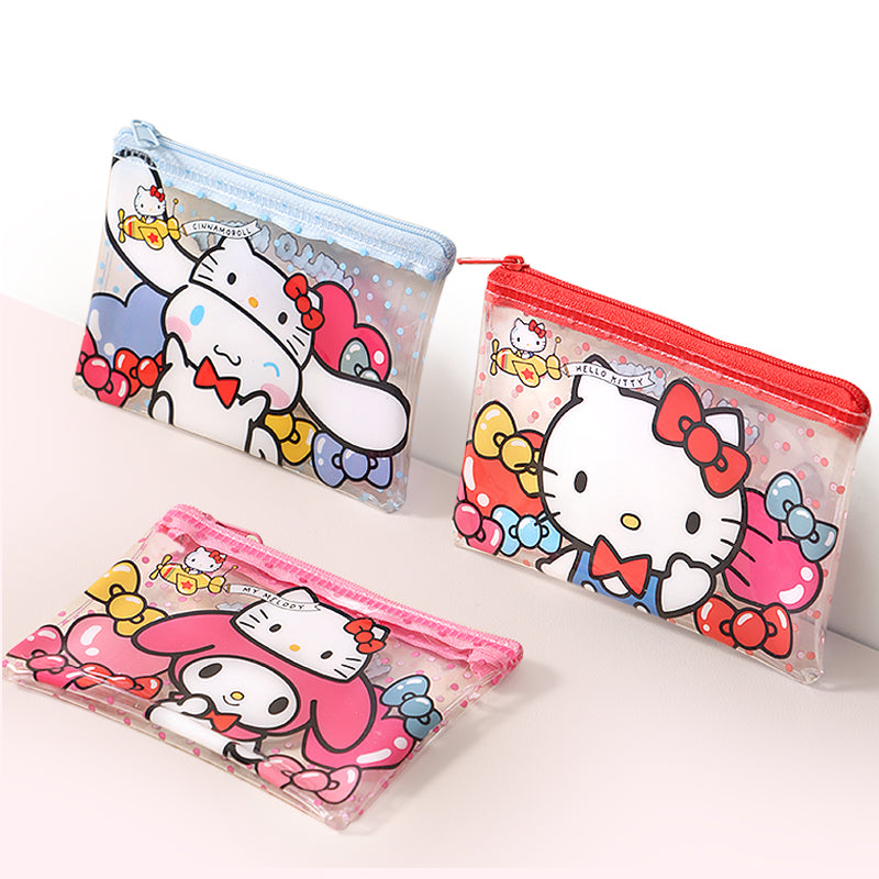 SANRIO© Hello Kitty 50th Anniversary Clear Coin Bag (Japan Edition)