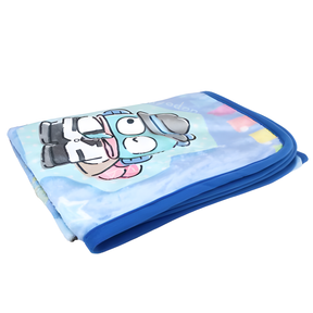 SANRIO© Characters Hapidanbui Detective Blue Knee Blanket (Japan Edition)