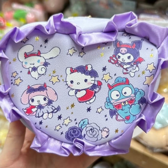 SANRIO© Heart Shape Pouch 2-side (Japan Limited Edition)