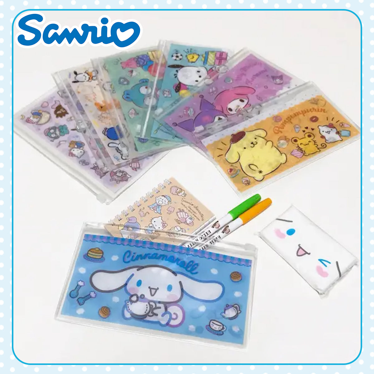 SANRIO© Long Zip Pouch (Japan Limited Edition)