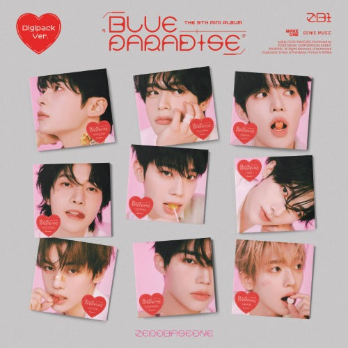 ZEROBASEONE 5TH MINI ALBUM - BLUE PARADISE (DIGIPACK VER.)