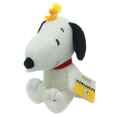 PEANUT SNOOPY Authentic Plush Sit with Woodstock 22cm