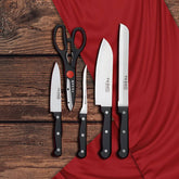 Knife Set with Scissors 5in1 set