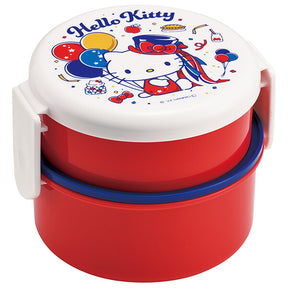 SANRIO© Hello Kitty 50th Anniversary Round Lunch Box 2-tier (Japan Edition)