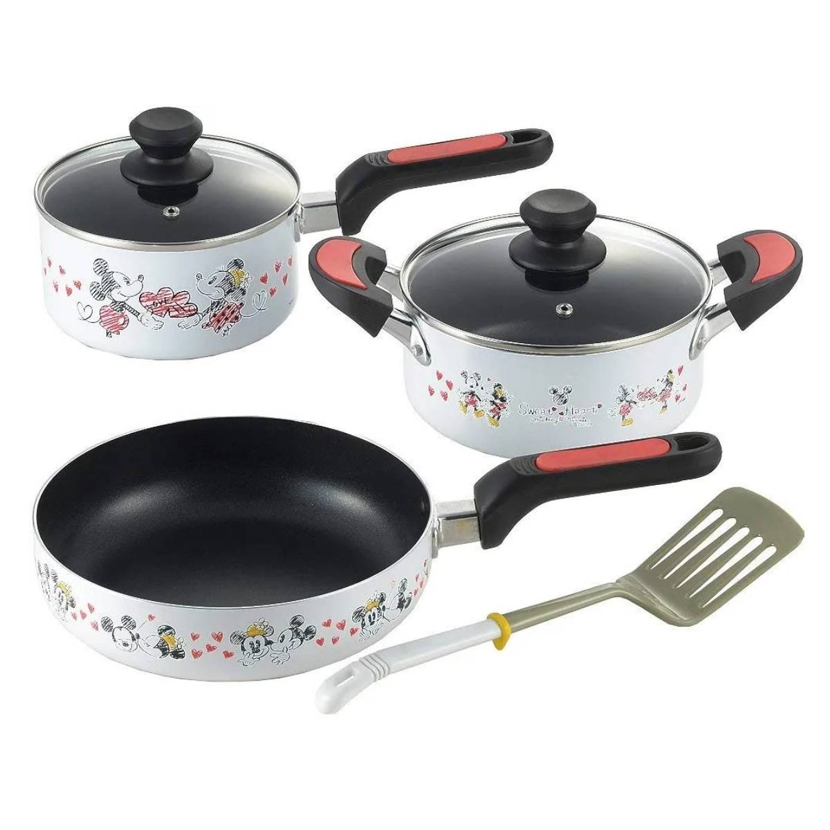 DISNEY© Mickey & Minnie Mouse 4in1 Pan Pot Set