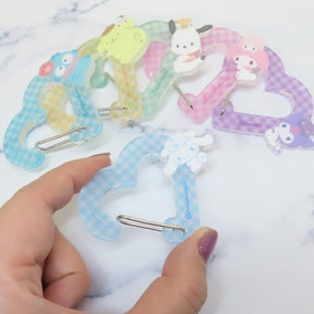 SANRIO© Characters Die-Cut Acrylic Carabiner Holder (Japan Edition)