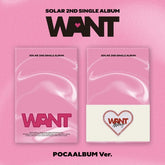 SOLAR 2ND SINGLE ALBUM - WANT (POCAALBUM VER.)