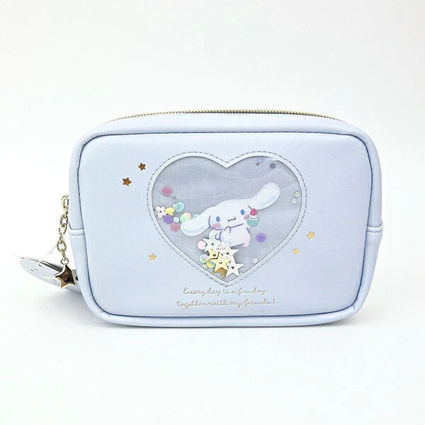 SANRIO© Rectangle Pouch Heart Window (Japan Edition)