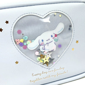 SANRIO© Rectangle Pouch Heart Window (Japan Edition)