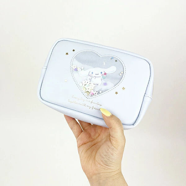 SANRIO© Rectangle Pouch Heart Window (Japan Edition)