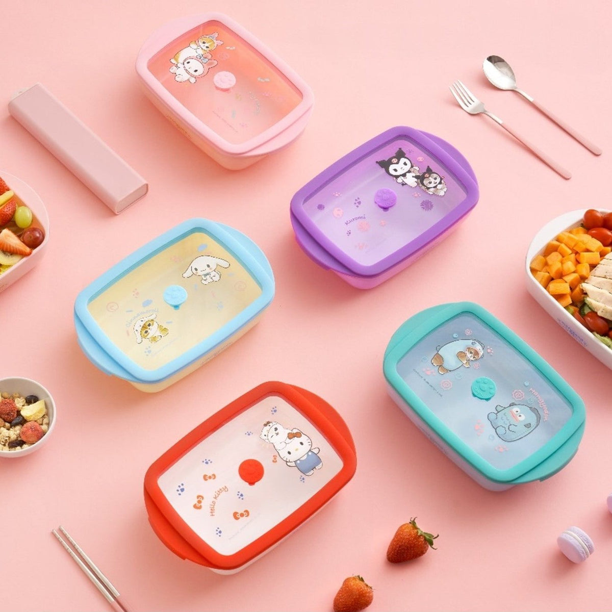 SANRIO X MOFUSAND© 7-11 Glass Lunch Box (HK Edition)