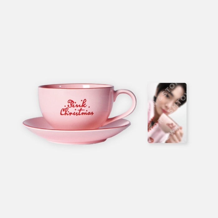 SHINee - 2024 PINK CHRISTMAS CUP & SAUCER SET (RANDOM VER)