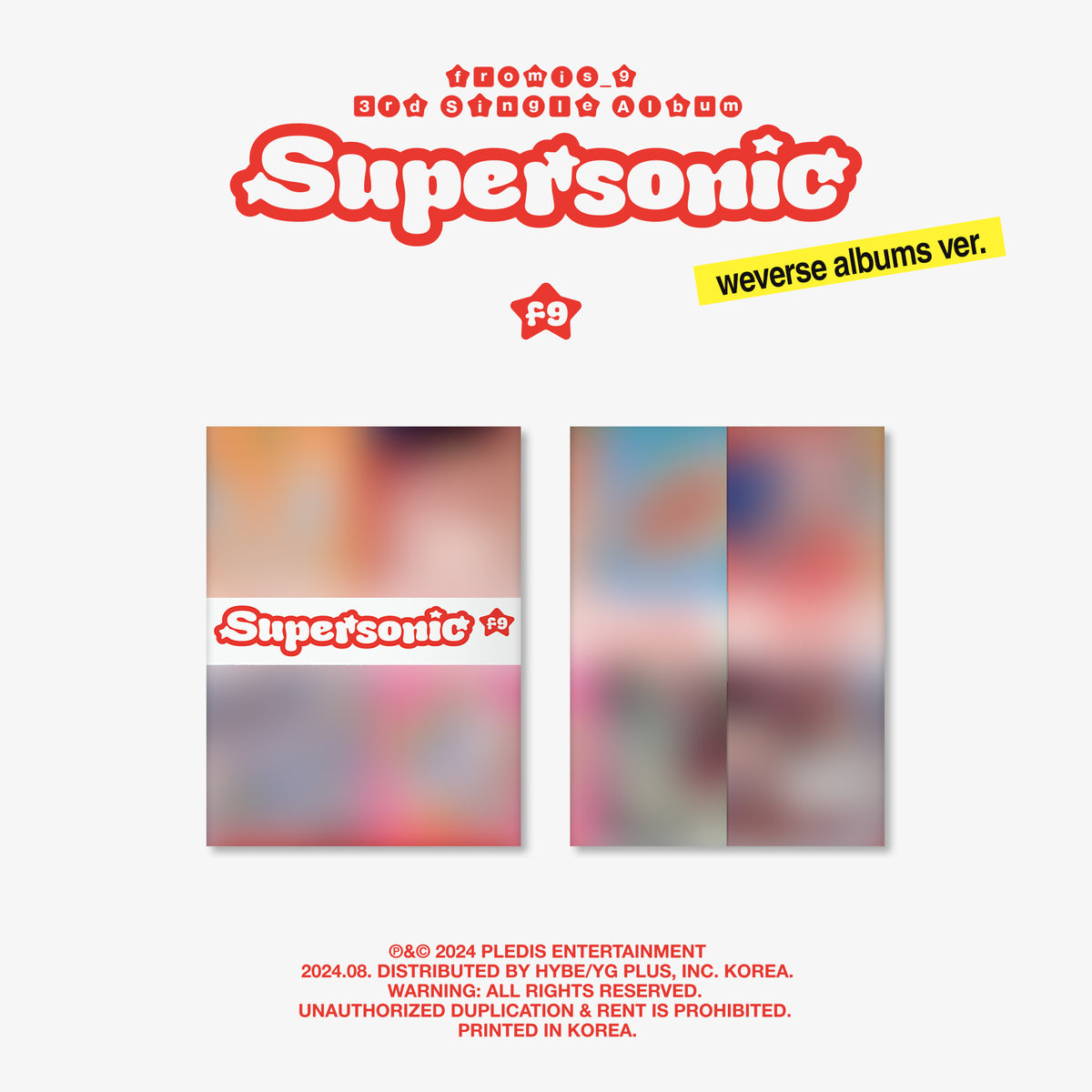 FROMIS_9 3RD SINGLE ALBUM - SUPERSONIC (WEVERSE VERSION)