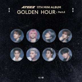 ATEEZ POP-UP - GOLDEN HOUR Part.2 (MD RANDOM CAN BADGE)