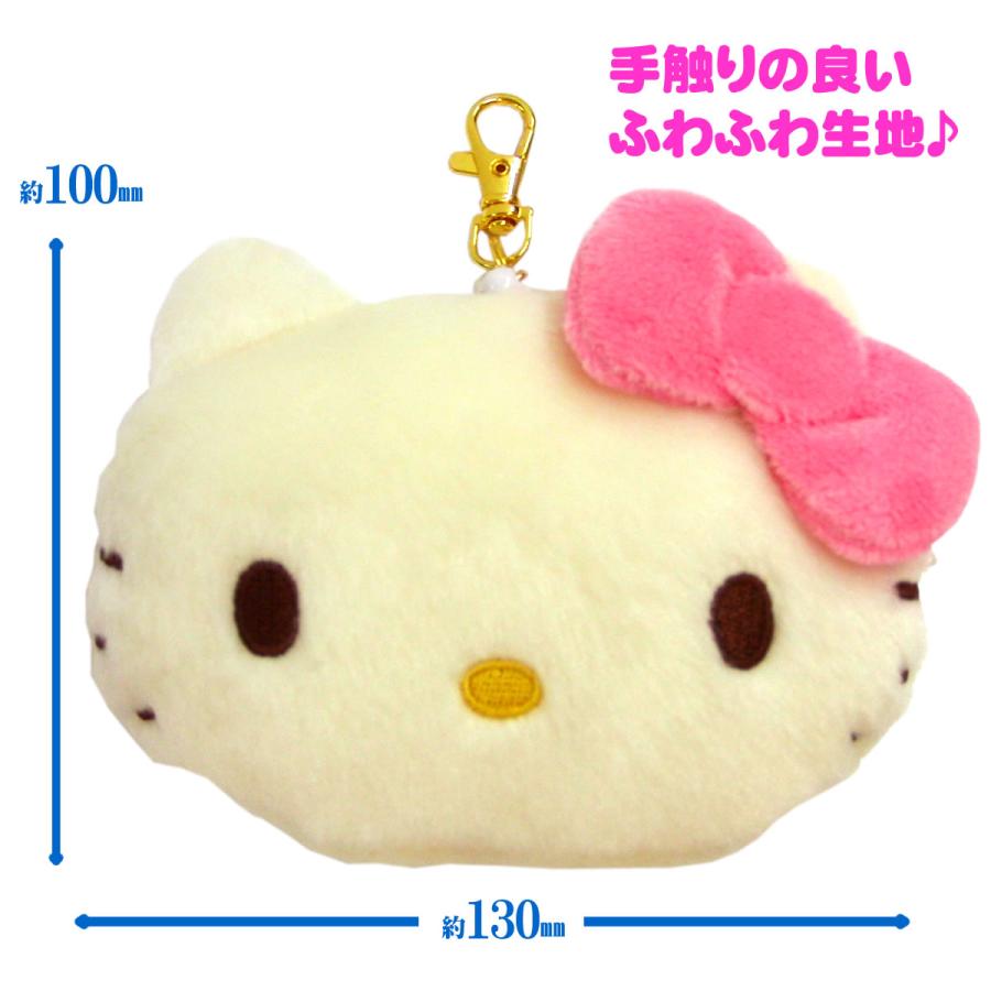 SANRIO© Hello Kitty Head Bow Plush ID Case (Japan Edition)