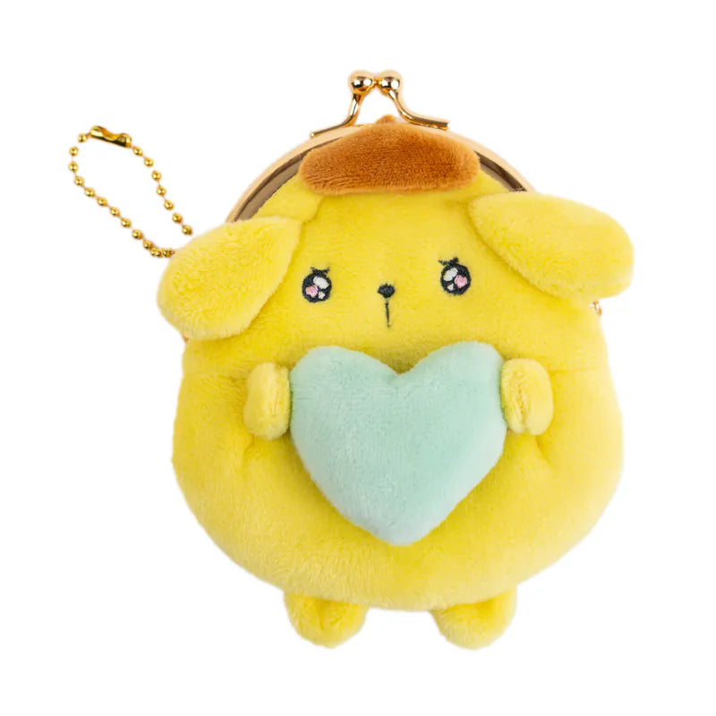 SANRIO© Plush Coin Bag With Heart (Japan Limited Edition)