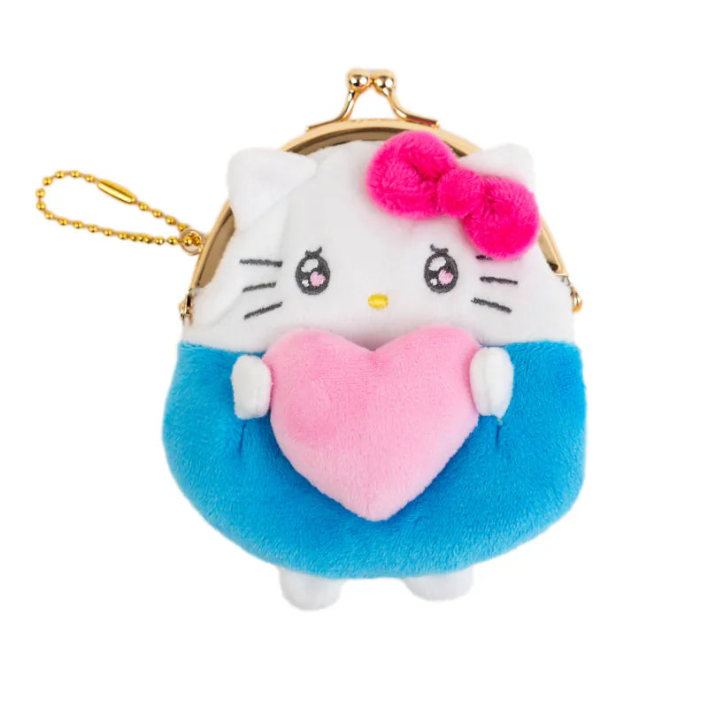 SANRIO© Plush Coin Bag With Heart (Japan Limited Edition)