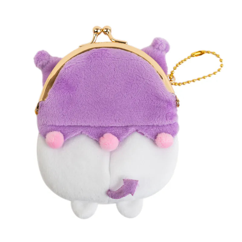 SANRIO© Plush Coin Bag With Heart (Japan Limited Edition)