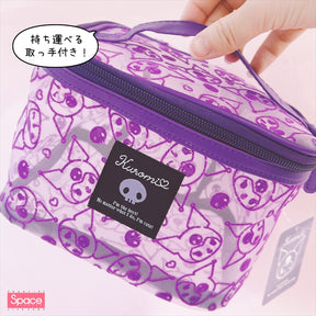 SANRIO© Kuromi Square Net Pouch Purple (Japan Edition)